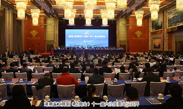 胡國安董事長出席湖南省工商聯(lián)（總商會）十一屆六次執(zhí)委會議