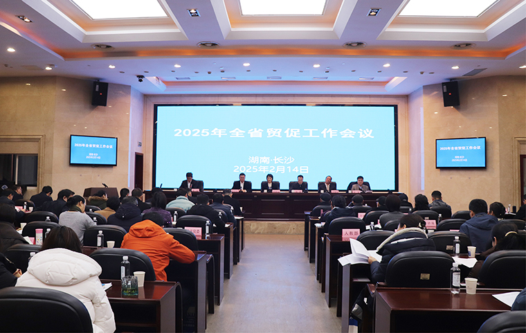 胡國安董事長參加2025年湖南省貿(mào)促工作會(huì)議